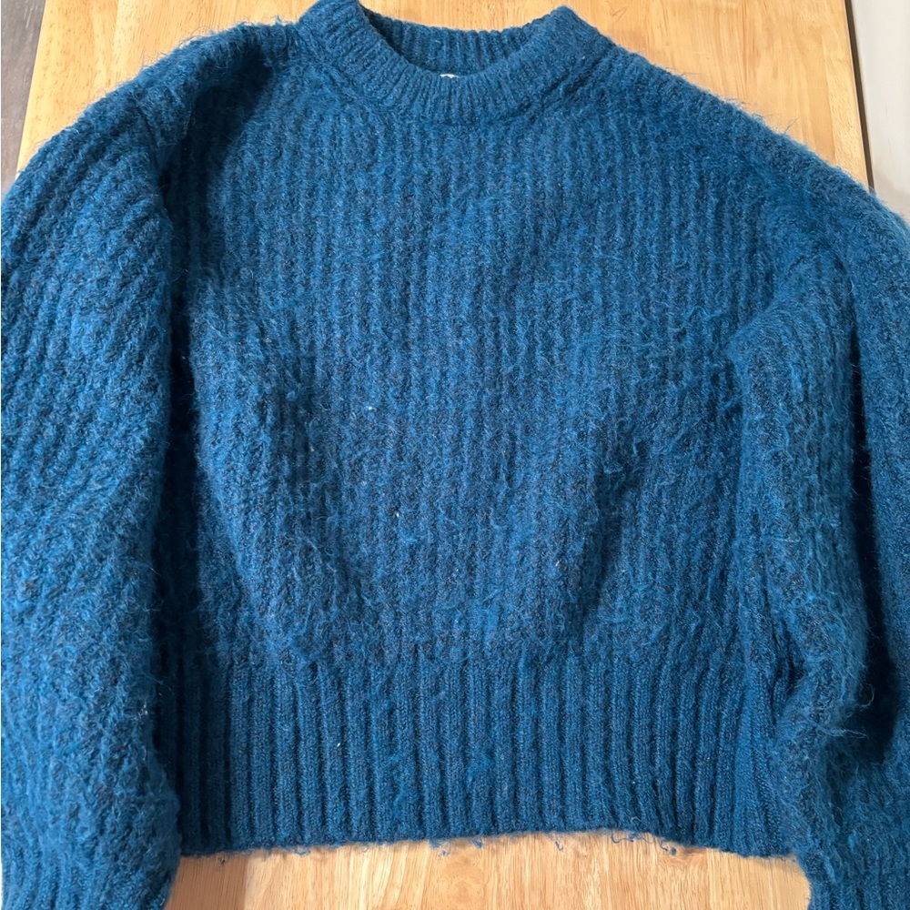 a new day Teal Women's Crew Neck Sweater